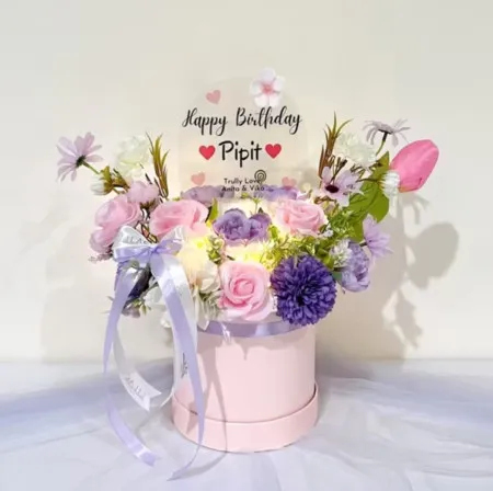 Bloom Box Akrilik Ucapan Ulang Tahun Gajahmungkur Semarang